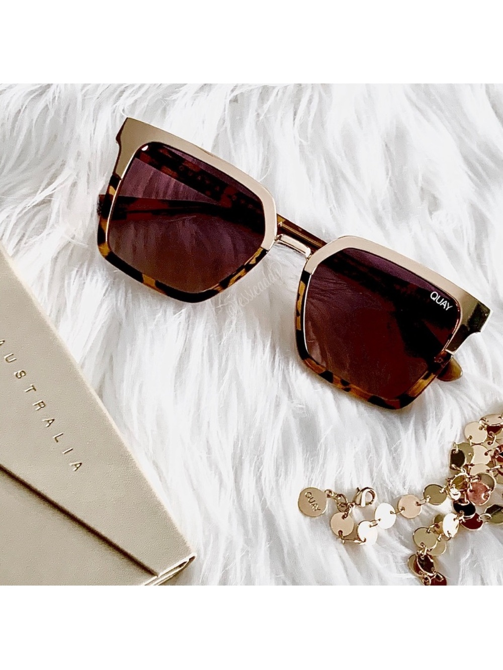 Quay Australia Sunglasses - Tortoise Shell Style